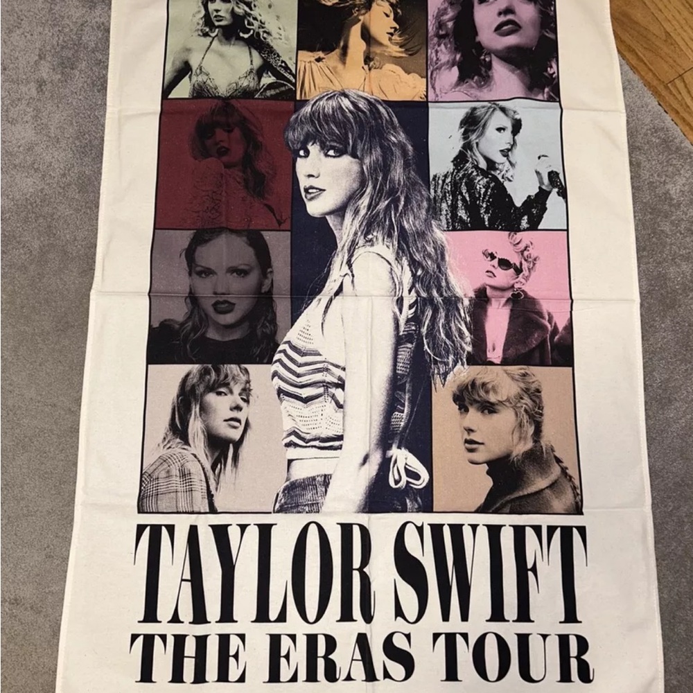 Taylor Swift The Eras Tour Tapestry / Cloth Poster (Official Concert Merch) RARE